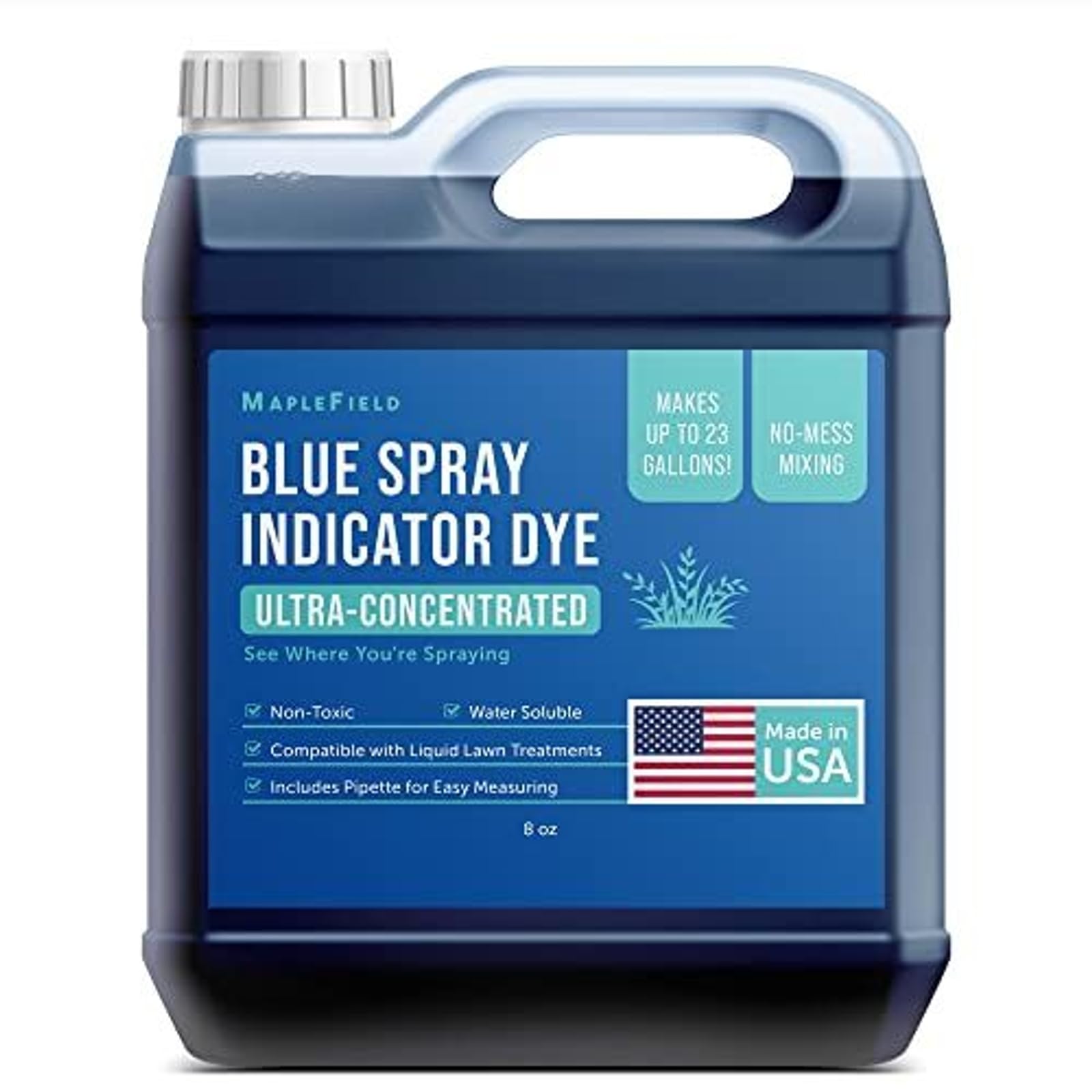Amazon.com : Maplefield Blue Spray Indicator Dye - 8 oz